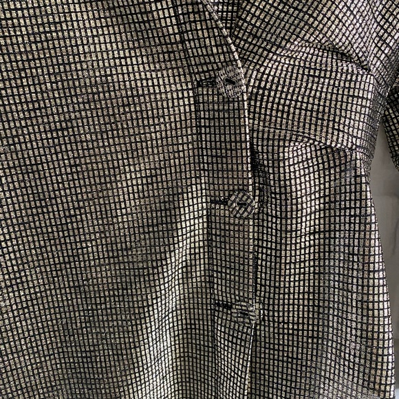 Zara Metallic Gold Shirt - Picture 3 of 7